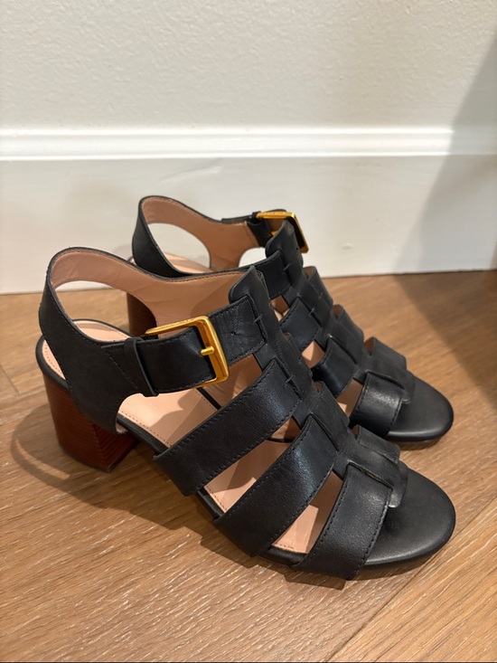 Cole Haan Shoes - Cole Han Women's Black Strappy Block Heel Sandals
